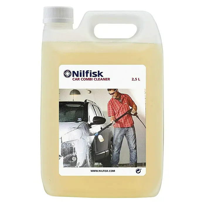 Nilfisk Detergente para automóvil Car Combi Cleaner - 2,5 l - Imagen de un bidón de 2,5 L de Nilfisk Car Combi Cleaner para un lavado de coches completo y eficaz.