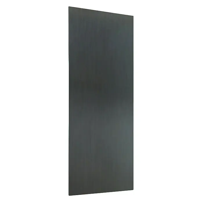 Szagato Designheizkörper Manhattan 2 - B x H: 470 x 1.200 mm, Wärmeleistung bei Vorlauftemperatur von 75 °C (D: 50): 799 W, Edelstahl matt, Ohne Handtuchhalter - Eine moderne, rechteckige Leinwand, ideal für Präsentationen oder Kunstprojekte. Die glatte Oberfläche bietet eine optimale Projektionsfläche.