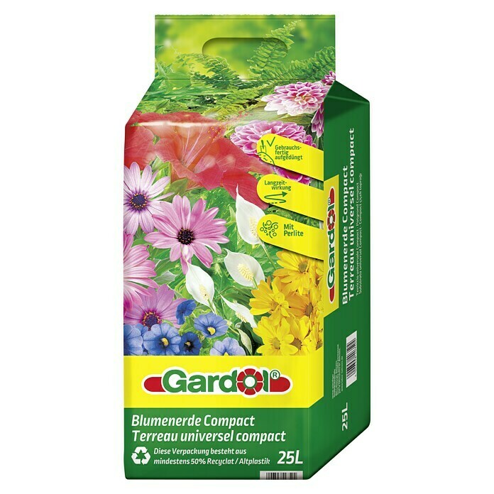 Gardol Blumenerde Compact25 l Front View