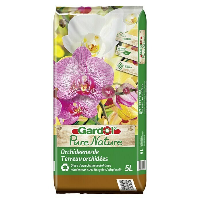 Gardol Pure Nature Orchideenerde5 l Front View