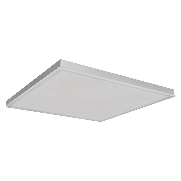 Ledvance Smart+ WiFi LED-Panel Planon Frameless - 36 W, L x B x H: 30 x 30 x 6,9 cm, Weiß, RGBW - Eine quadratische, flache LED-Deckenleuchte in Weiß, die ein modernes und minimalistisches Design für die Innenraumbeleuchtung bietet.