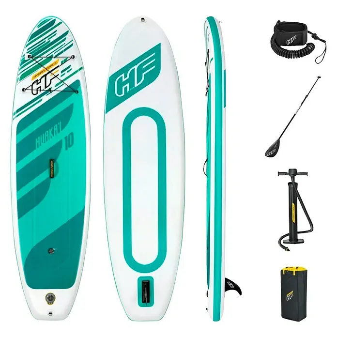 Bestway Hydro Force SUP-Board HuaKa'i - L x B x H: 305 x 84 x 15 cm, Nutzlast: 130 kg, Aufblasbar - Aufblasbares Hydro Force Huakai Stand-Up-Paddle-Board mit Zubehör.