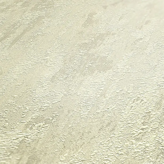 A.S. Création Elements Vliestapete Patina - Beige/Creme, Metalloptik, 10,05 x 0,53 m - Nahaufnahme einer beigen Tapete mit strukturierter Oberfläche. Perfekt für ein elegantes und modernes Innendesign.