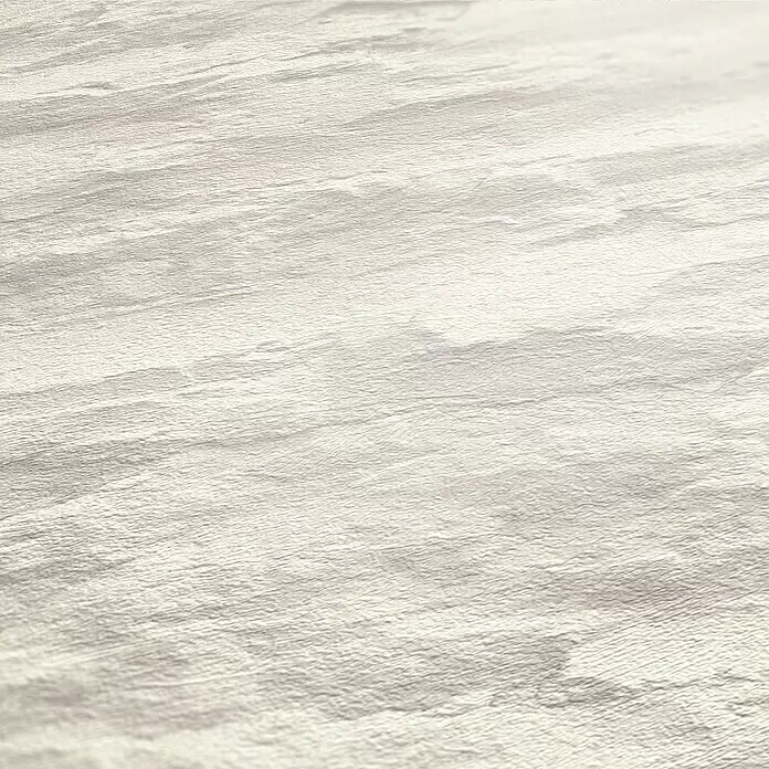 A.S. Création Elements Vliestapete - Creme/Weiß, Steinoptik, 10,05 x 0,53 m - Hellbeiger strukturierter Untergrund mit sanften Wellen und Falten, fühlt sich weich an.