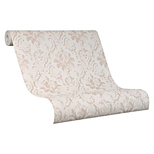 Marburg Home Classic Belvedere Vliestapete Damastmotiv I (Grau/Rosa)