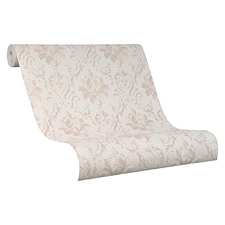 Marburg Home Classic Belvedere Vliestapete Damastmotiv I (Grau/Rosa)