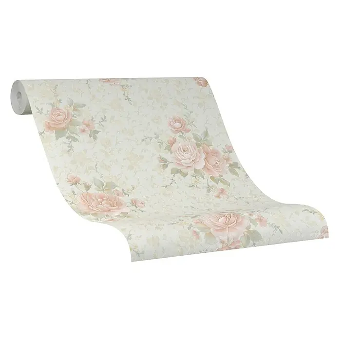 Marburg Home Classic Belvedere Vliestapete Rosen-Bouquet - Beige, Floral, 10,05 x 0,53 m - Ein Rolle Tapete mit romantischem Rosenmuster. Ideal für Wohnzimmer und Schlafzimmer, um eine gemütliche Atmosphäre zu schaffen.