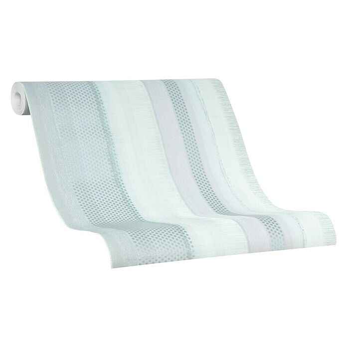 Marburg Casual Vliestapete (Petrol/Grau, Streifen, 10,05 x 0,53 m)