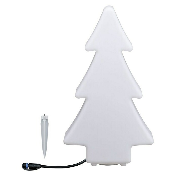 Paulmann Plug & Shine Lámpara LED decorativa (2,8 W, Blanco, L x An x Al: 14 cm x 28 mm x 49 cm)