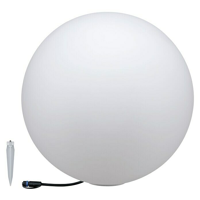 Paulmann Plug & Shine LED-Außenleuchte (Durchmesser: 50 cm, 1-fach, Warmweiß, IP67)