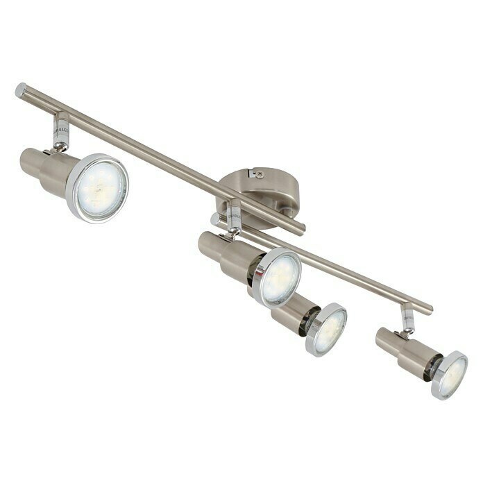 Tween Light LED-Deckenstrahler (4-flammig, Max. Leistung: 12 W, Nickel matt, GU10)