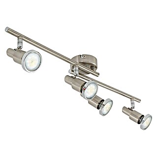Tween Light LED-Deckenstrahler (3 W, L x B x H: 675 x 80 x 115 mm, Nickel matt, Anzahl Leuchtmittel: 4 Stk.)