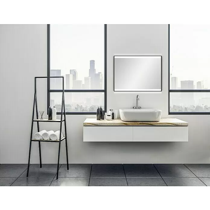 DSK Lichtspiegel Black Star - 80 x 60 cm - Stimmungsaufnahme