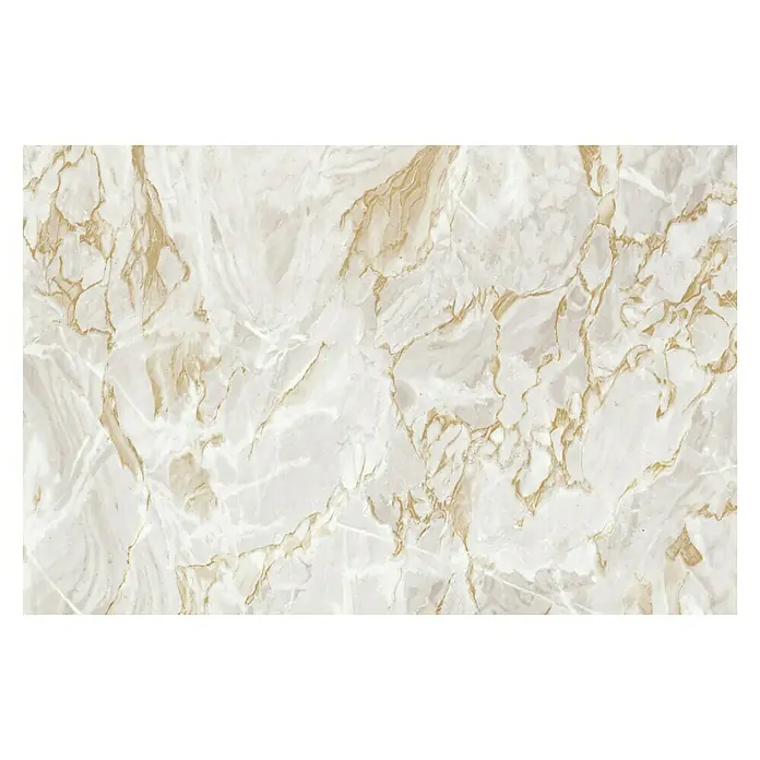 D-c-fix Lámina efecto mármol - Marrón, 200 x 45 cm, Marmi, Autoadhesivo - Elegante baldosa de mármol con acentos dorados. El patrón crea un aspecto lujoso y sofisticado.
