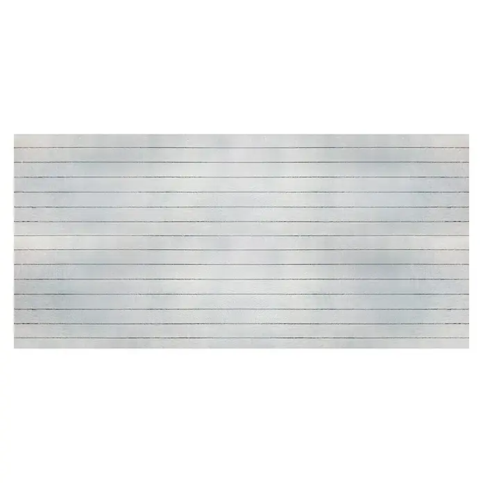 Lámina para ventana Mayo - 45 x 150 cm, Transparente - Imagen abstracta de un revestimiento de madera gris-blanco de textura fina, con líneas oscuras y delicadas, que crea un aspecto sereno y minimalista.