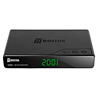 Receptor de satélite HDTV Boston (Resolución: 1.080 píxeles (Full HD), Negro)