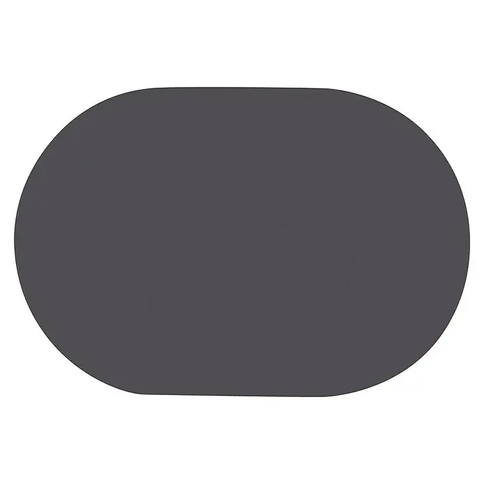 D-c-fix Juego de mesas auxiliares Colora uni - 30 x 45 cm, Rectangular, Plástico, Antracita - Forma gris redondeada sobre fondo negro. Un diseño sencillo que se puede utilizar de muchas maneras y añade un toque moderno.