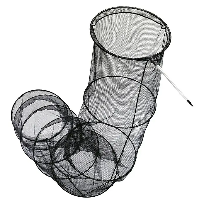 Westline Setzkescher - Länge: 350 mm, Maschenweite: 6 mm - Netzreuse für den Fischfang. Ideal für den Einsatz beim Angeln, um Fische sicher aufzubewahren.