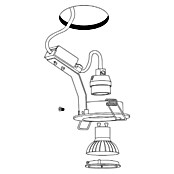 Eglo Uugradbena LED svjetiljka (5 W, Topla bijela, Promjer: 7,8 cm, Mat nikal, 3 kom)
