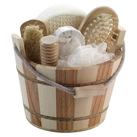 Geschenk-Set mit Holzbottisch