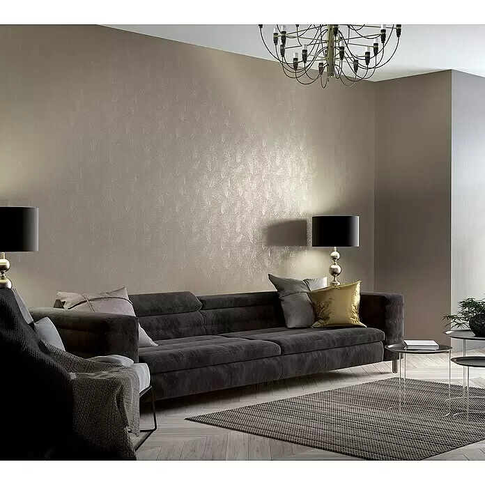 Marburg La Veneziana IV Vliestapete - Greige, Grafisch, 10,05 x 0,53 m - Stimmungsaufnahme
