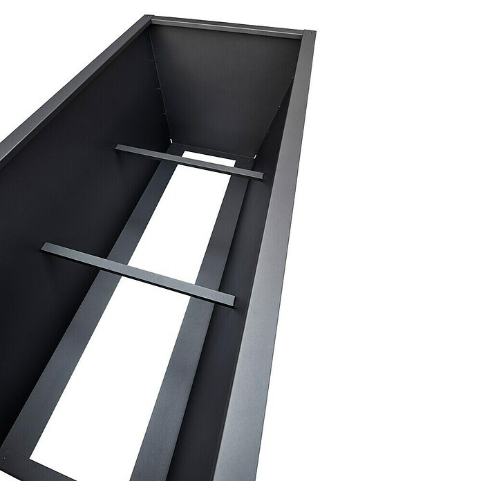 Gutta Hochbeet Valenta 200 (200 x 90 x 80 cm, Aluminium, Anthrazit) | BAUHAUS