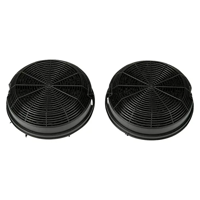 Elica Filtro de carbón activo CFC0141497 - Plástico, Número de componentes: 2 ud., Específico para: Campanas Missy y Box - Dos filtros de campana extractora de plástico negro. Mantienen limpia la cocina y el aire filtrando la grasa.