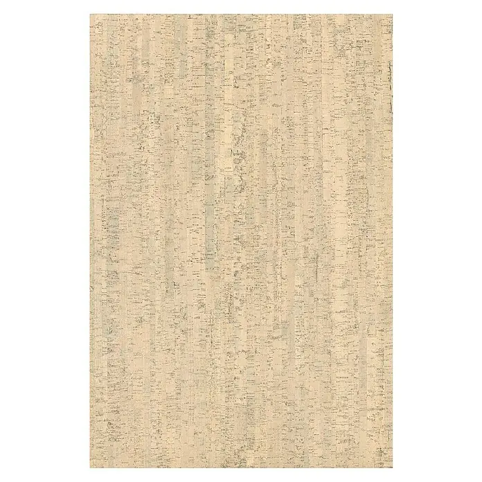 Corklife Studiostyle Korkboden - Almada Beige, 905 x 295 x 10,5 mm - Korkstrukturplatte mit vertikalen Mustern in verschiedenen Beige- und Grautönen, ideal für Pinnwände.