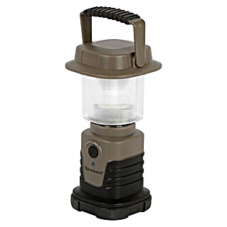 BAUHAUS Led-campinglamp Mini (Werkt op batterijen, Bruin/Zwart, Hoogte: 14 cm)