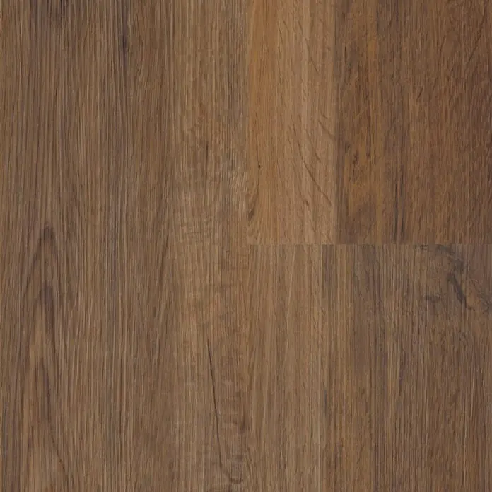 b!design Vinylboden Clic - Clic Avignon Eiche, Landhausdiele, 1.210 x 190 x 5 mm - Nahaufnahme von Laminatboden mit Holzmaserung in warmen Brauntönen, ideal für Wohnräume.
