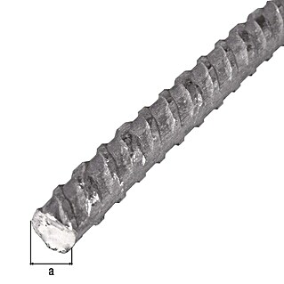 Alberts Varilla corrugada (Ø x L: 8 x 3.000 mm, Acero)