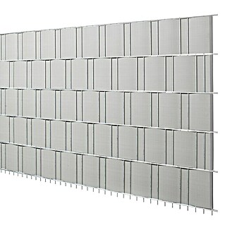 Stabilit Sichtschutzstreifen (Silbergrau, 201,5 x 19,2 cm, 5 Stk.)