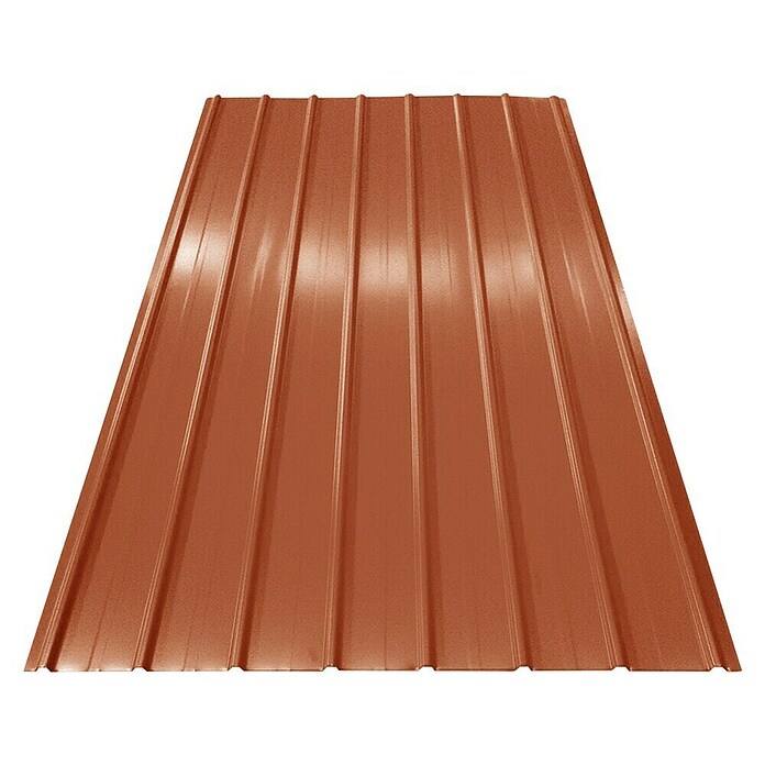 Metdach Dachblech Schwallblech (300 cm x 90,6 cm x 0,4 mm, Rot) | BAUHAUS