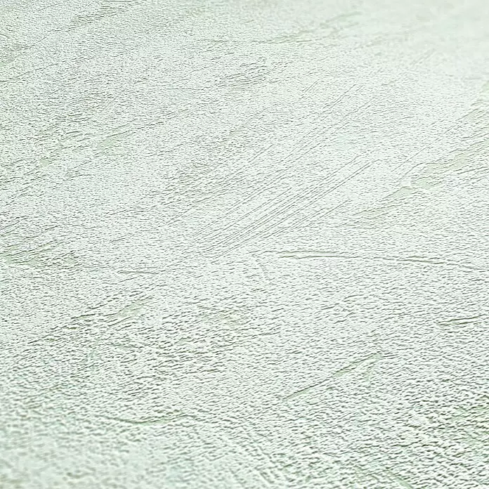 A.S. Création Vliestapete - Mintgrün, Uni, 10,05 x 0,53 m - Detailaufnahme