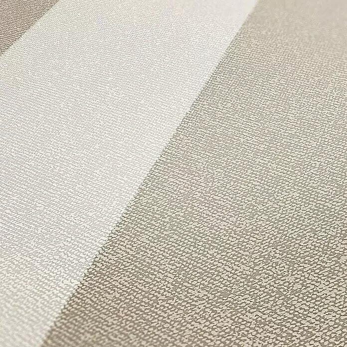 A.S. Création New Elegance Vliestapete Blockstreifen - Beige/Creme, Streifen, 10,05 x 0,53 m - Detailaufnahme
