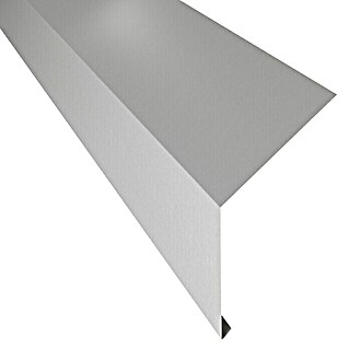 Metdach Schürze für Dachrinne PP12 (Natur, Länge: 100 cm, Stahl)