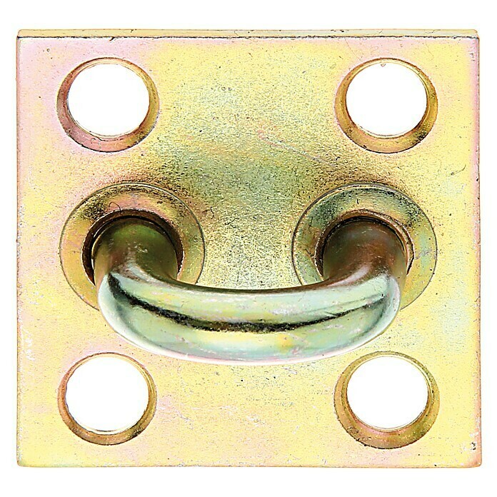 Stabilit Placa con ojal (An x L: 50 x 50 mm, Zincado) | BAUHAUS