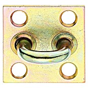 Stabilit Placa con ojal (An x L: 50 x 50 mm, Zincado) | BAUHAUS