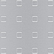 Chapa con agujeros cuadrados (L x An: 1.000 x 200 mm, Espesor: 1 mm, Aluminio, Anodizado)