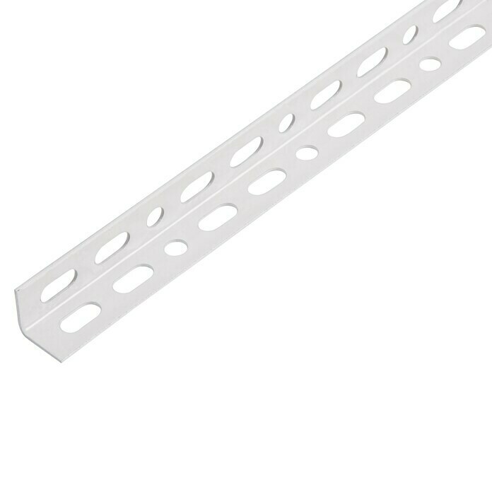 Alberts Winkelprofil Conceptor® (Weiß kunststoffbeschichtet, L x B x H: 2.000 x 15 x 15 mm, Stahl, Gelocht) | BAUHAUS