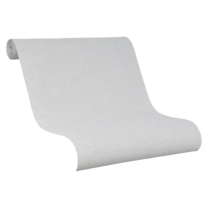 SCHÖNER WOHNEN-Kollektion Vliestapete Unistruktur - Greige, Uni, 10,05 x 0,53 m - Eine Rolle weiße Vliestapete mit einer feinen Textur, ideal für die Gestaltung von Wohnräumen mit einem schlichten, modernen Look.