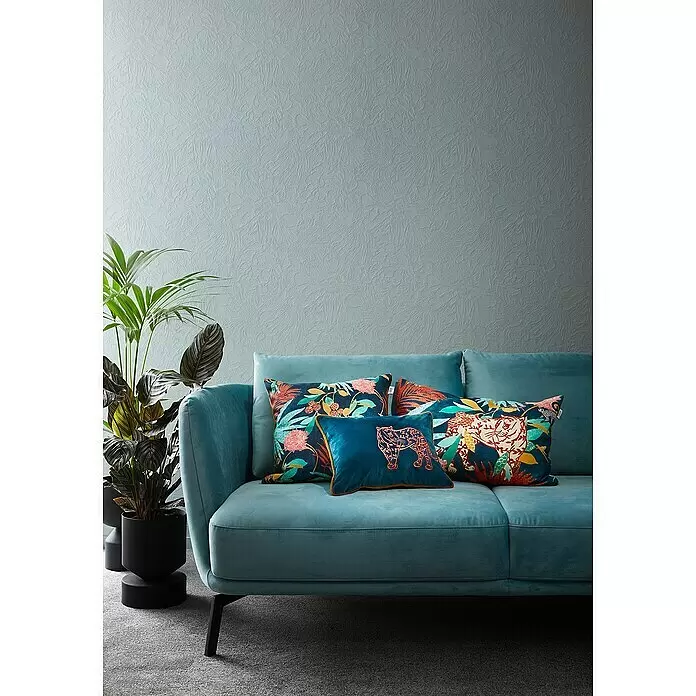 SCHÖNER WOHNEN-Kollektion Vliestapete - Weiß, Floral, 10,05 x 0,53 m - Stimmungsaufnahme