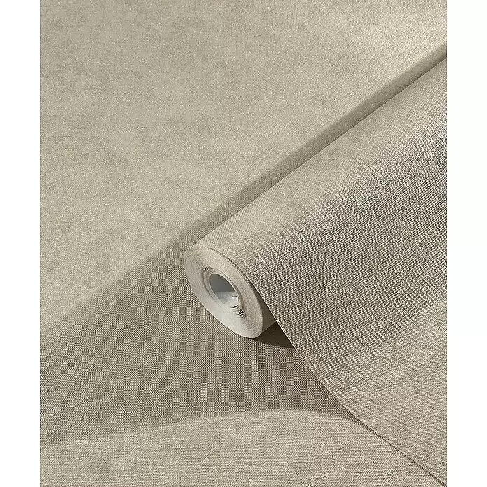 Marburg Sand & Stones Vliestapete Shades - Cremebeige, Uni, 10,05 x 0,53 m - Detailaufnahme