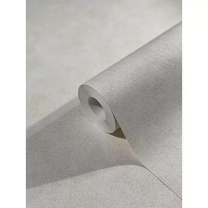 Marburg Sand & Stones Vliestapete Shades - Cremeweiß, Uni, 10,05 x 0,53 m - Detailaufnahme