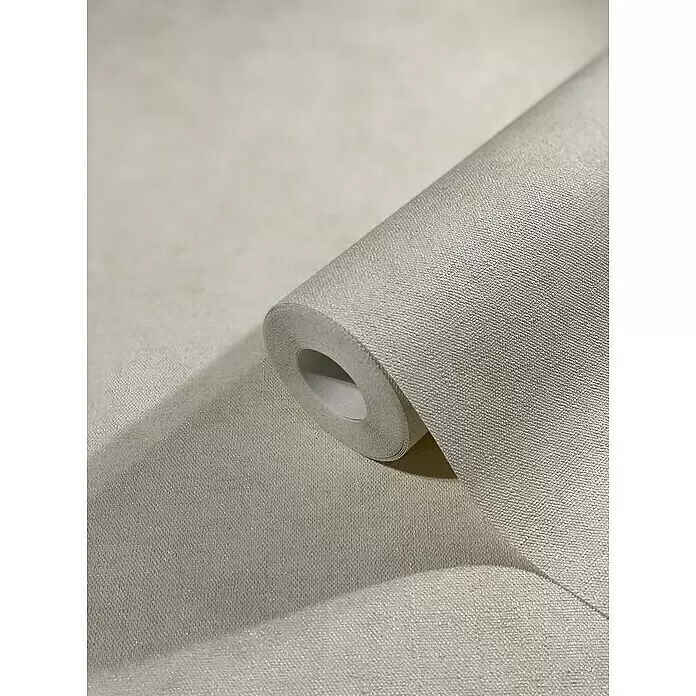 Marburg Sand & Stones Vliestapete Shades - Creme, Uni, 10,05 x 0,53 m - Detailaufnahme