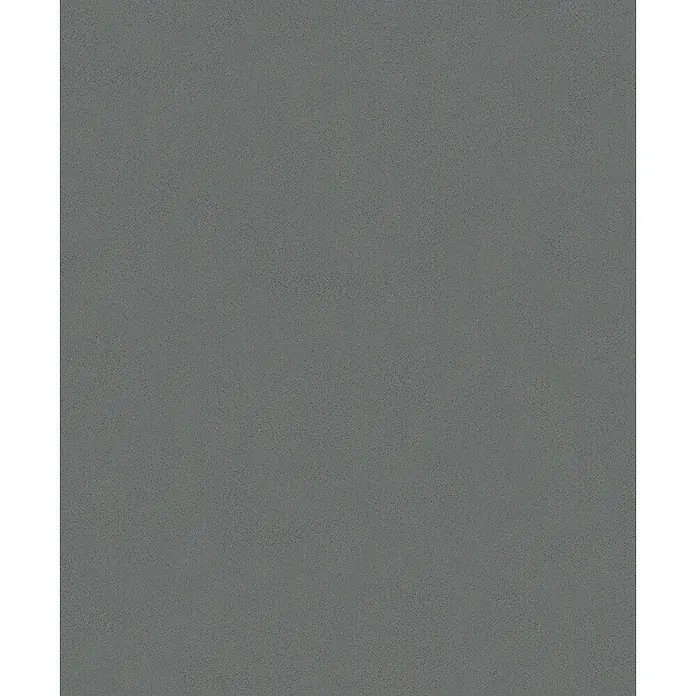 SCHÖNER WOHNEN-Kollektion New Spirit Vliestapete - Dunkelgrau, Uni, 10,05 x 0,53 m - Eine Nahaufnahme einer grauen Oberfläche mit feiner Textur, ideal für Hintergründe oder Texturen in Designprojekten.