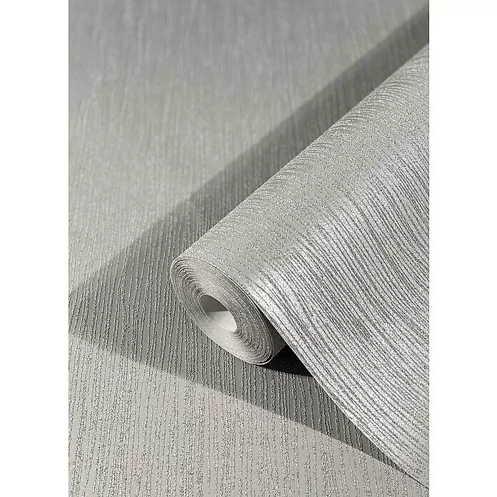 Marburg Sand & Stones Vliestapete Dune I - Grau, Uni, 10,05 x 0,53 m - Detailaufnahme
