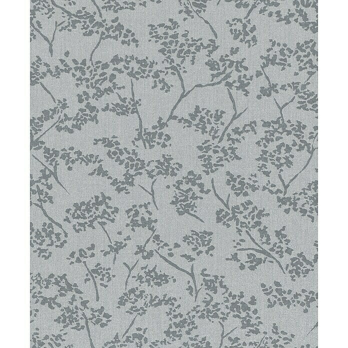 Floral, m) 0,53 | 10,05 (Grau, Spirit New WOHNEN-Kollektion SCHÖNER x BAUHAUS Blüten-Allover Vliestapete