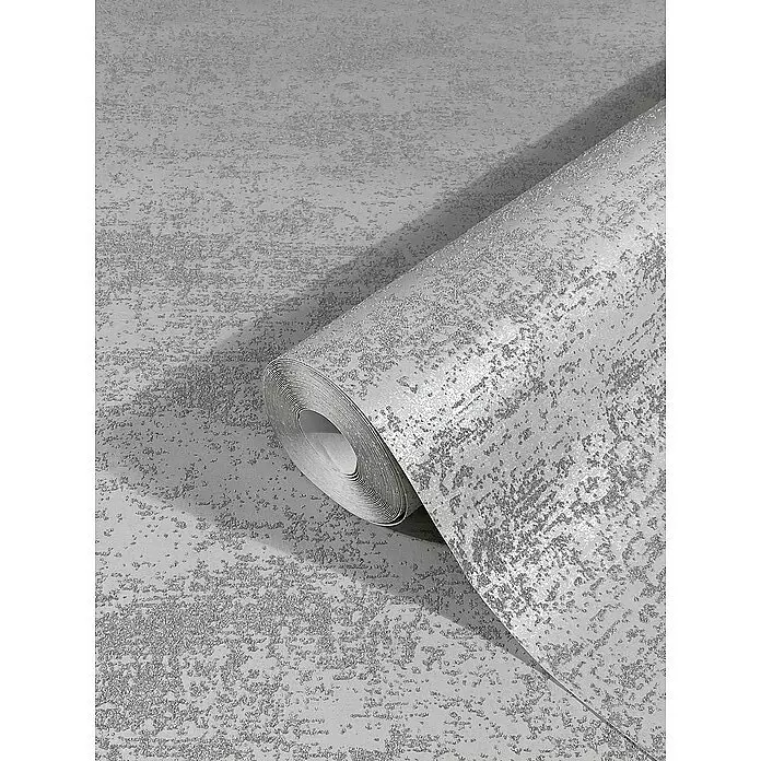 Marburg Sand & Stones Vliestapete Dune II - Greige, Uni, 10,05 x 0,53 m - Detailaufnahme
