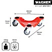 Wagner System Transportroller MM 1196 (L x B x H: 250 x 250 x 75 mm, Traglast: 100 kg, Stahl) | BAUHAUS